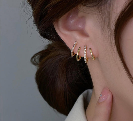 Bold Statement Crystal Studs Earring