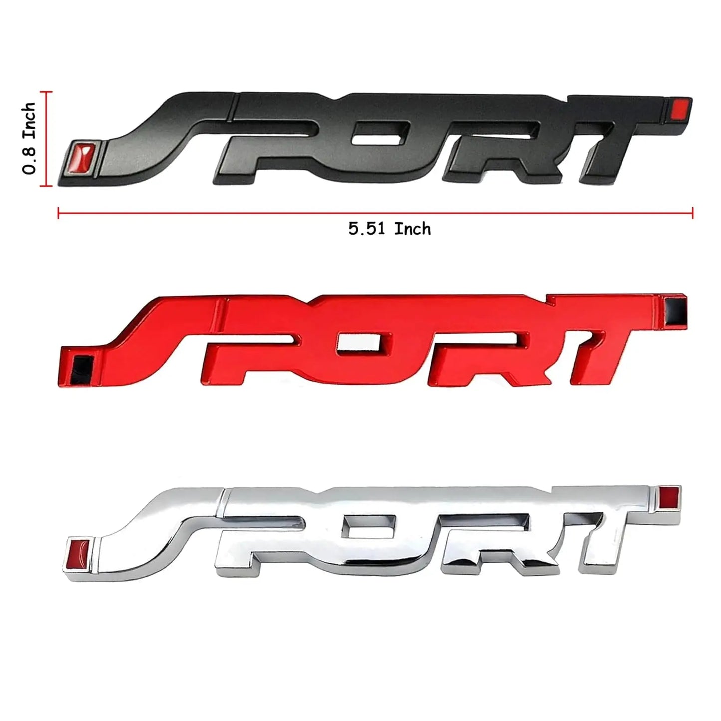 3D Metal Car Logo Badge Sticker – Black (1 Pc) CHERRI BERRY BY GOLDEN SPARROW