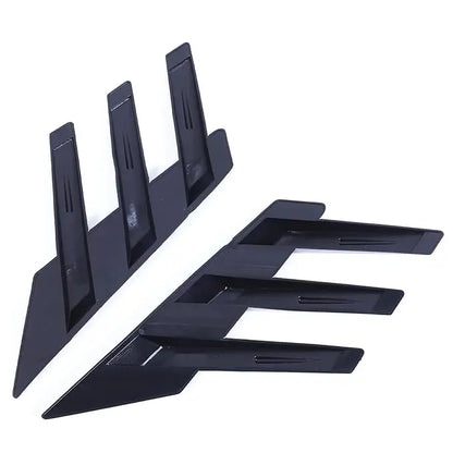 Glossy Black Rear Windshield Side Spoiler CHERRI BERRY BY GOLDEN SPARROW