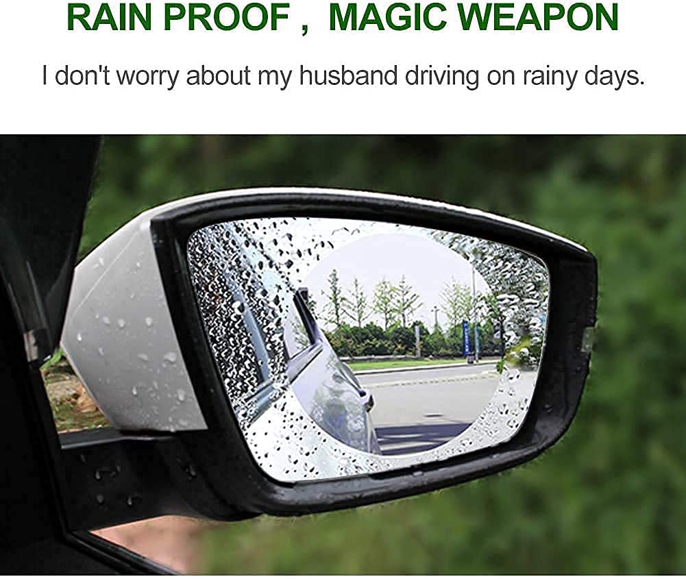 Rainproof Anti-Fog Membrane Waterproof Car Side Mirror Side Window Protective Film (Round)