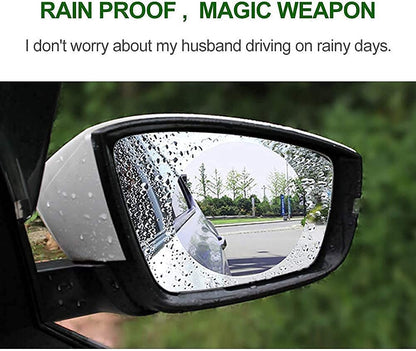Rainproof Anti-Fog Membrane Waterproof Car Side Mirror Side Window Protective Film (Round)