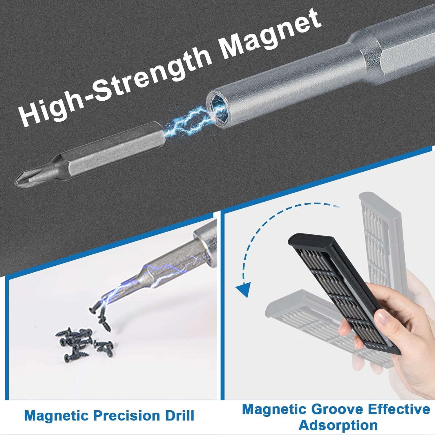 24-in-1 Mini Precision Screwdriver Set with Case | Magnetic Small Flathead, Phillips, Torx Screwdriver Kit for Electronics, Smartphone, Laptop, PC, Watches, Glasses, Jewelry Repair, DIY Tools CHERRI BERRY BY GOLDEN SPARROW