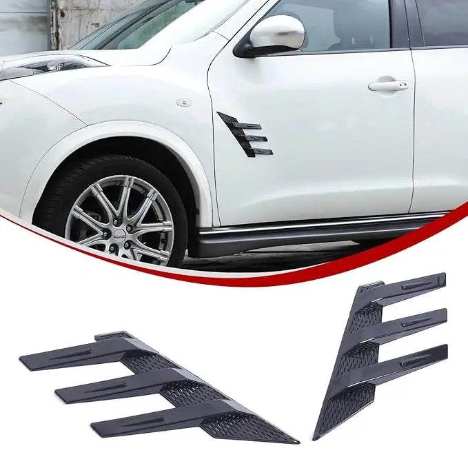 Glossy Black Rear Windshield Side Spoiler CHERRI BERRY BY GOLDEN SPARROW