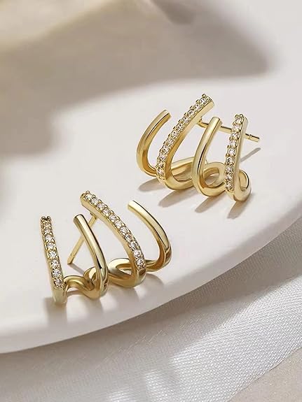 Bold Statement Crystal Studs Earring
