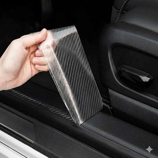 Car Door Edge Guard – Carbon Fiber Look Protection CHERRI BERRY BY GOLDEN SPARROW